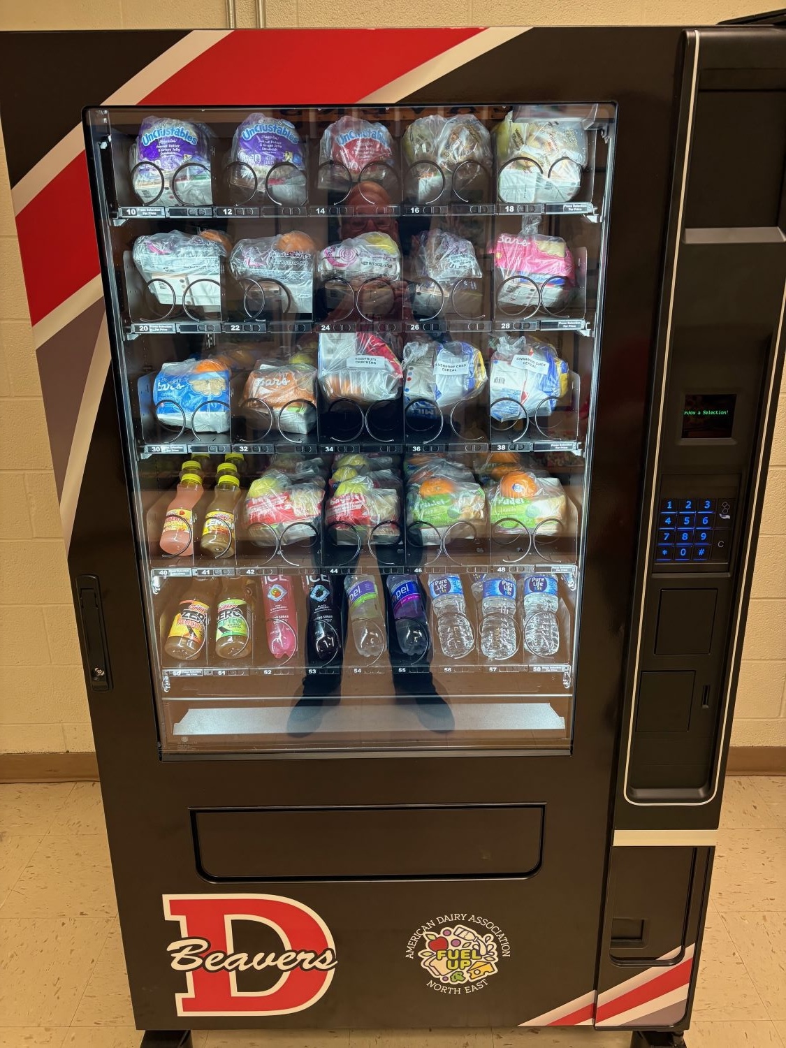 Vending machine installed at DuBois Area High School